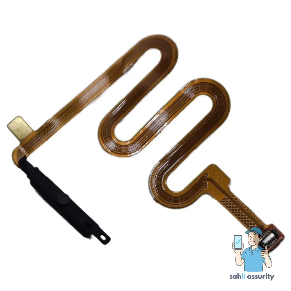 Fingerprint Sensor with Flex Cable for Tecno Pova 2 Black thumbnail